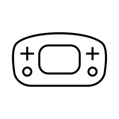 oyun pod simge vektör çizim 