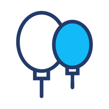 Festival Sisme Balonlar, vektör çizim