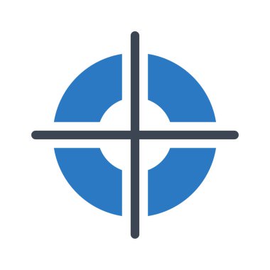 hedef simge vektör illüstrasyonu 