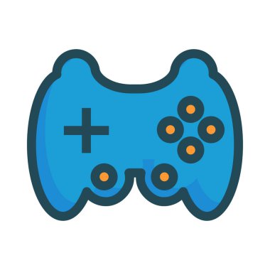 joystick simgesi vektör illüstrasyonu 