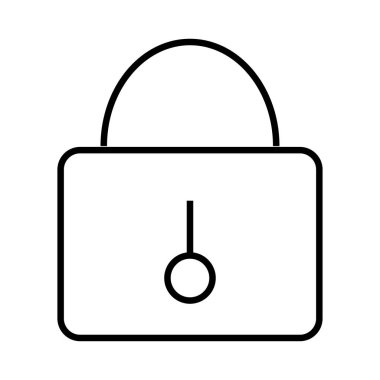 ikon vektör illüstrasyonunu kilitle 