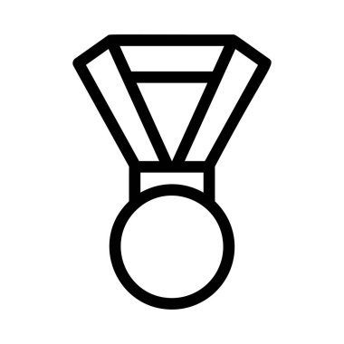 madalya simgesi, işareti, vektör halat 