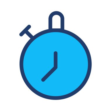 kronometre simgesi, vektör illüstrasyonu 