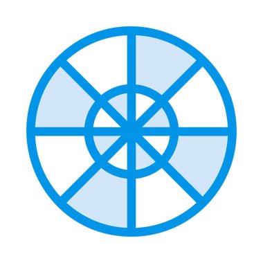 rulet simgesi vektör illüstrasyonu 