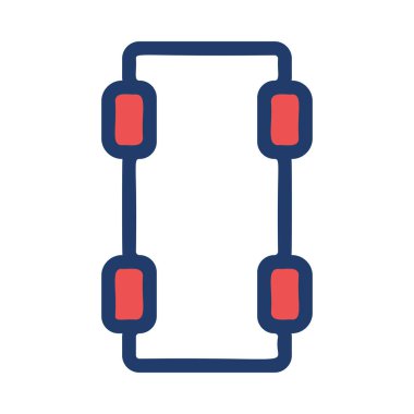 oyun çizgi simge vektör çizim 