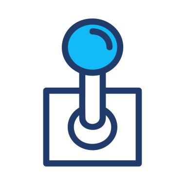 joystick simgesi vektör illüstrasyonu 