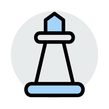 Satranç ikonu vektör illüstrasyonu 