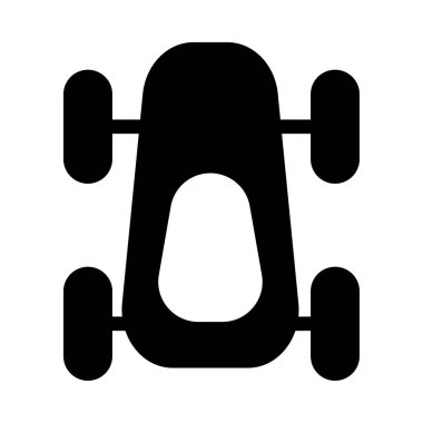 araba simgesi vektör illüstrasyonu 