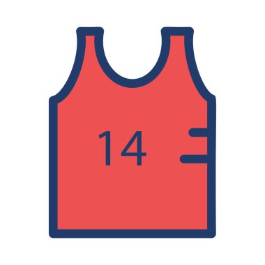 t-shirt simgesi vektör illüstrasyonu 