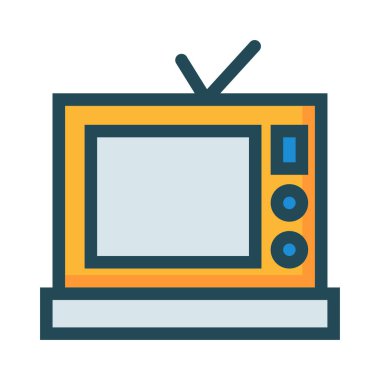 TV simge vektör çizim ayarla 