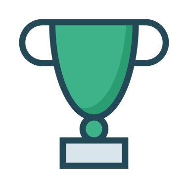 kazanan Kupası. Kavram kupa. Vektör çizim 