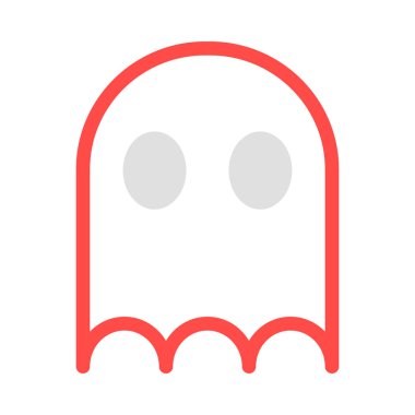 hayalet simgesi vektör illüstrasyonu 