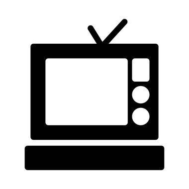 TV simge vektör çizim ayarla 