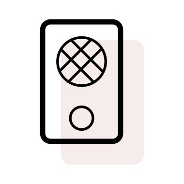  oyun sözcü düz kutsal kişilerin resmi, vektör, illüstrasyon 