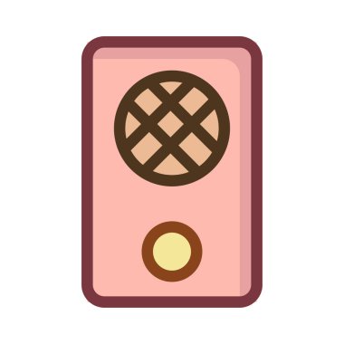  oyun sözcü düz kutsal kişilerin resmi, vektör, illüstrasyon 