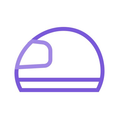 Motosiklet kask kutsal kişilerin resmi, vektör çizim 