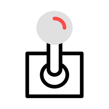 joystick simgesi vektör illüstrasyonu 