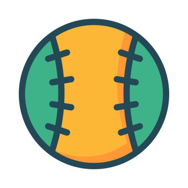 futbol topu ikonu vektör illüstrasyonu 