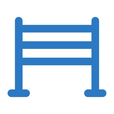 voleybol net simge vektör çizim  