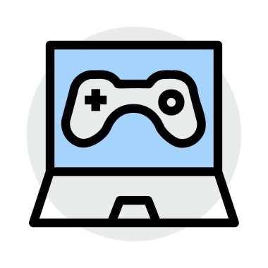 oyun pod simge vektör çizim 