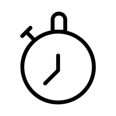 kronometre simgesi, vektör illüstrasyonu 