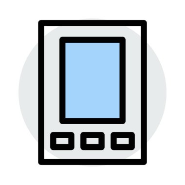 Telefon simgesi vektör illüstrasyonu 