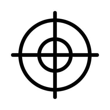 hedef simge vektör illüstrasyonu 