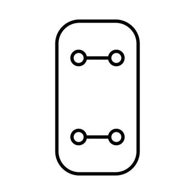 düğme simgesi vektör illüstrasyonu 