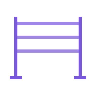 voleybol net simge vektör çizim  