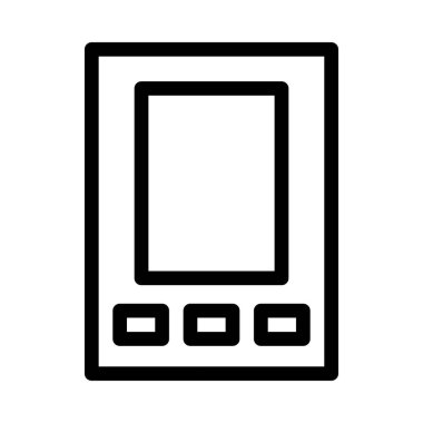 Telefon simgesi vektör illüstrasyonu 