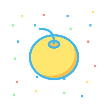 kiraz ikonu vektör illüstrasyonu 