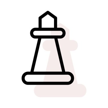 Satranç ikonu vektör illüstrasyonu 