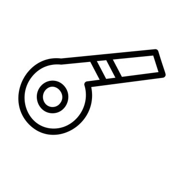 ıslık simgesi vektör illüstrasyonu 