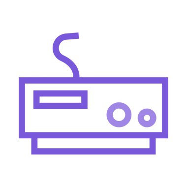 istasyonu simge vektör çizim oynamak 