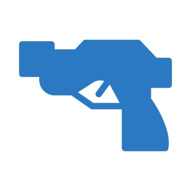 silah simgesi vektör illüstrasyonu 