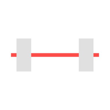 Halter simgesi, spor vektör çizim 