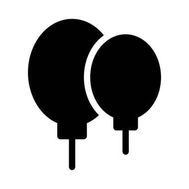 balonlar simge vektör illüstrasyonu 