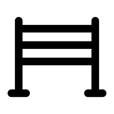 voleybol net simge vektör çizim  