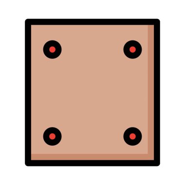 zar simgesi vektör illüstrasyonu 