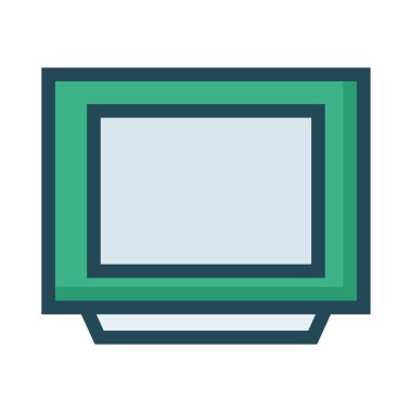 Ekran simge vektör çizim 