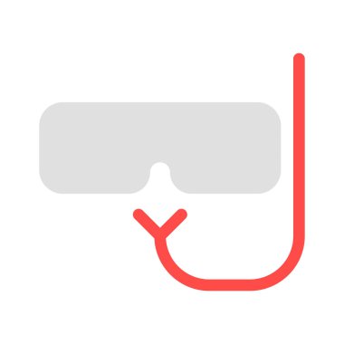 maske simgesi vektör illüstrasyonu 