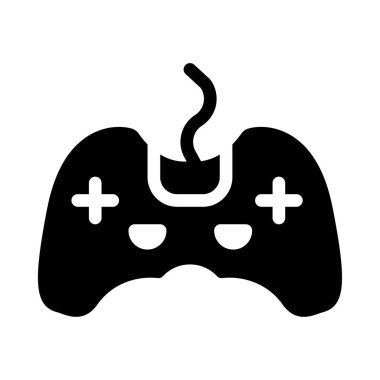 Video oyun konsolu kutsal kişilerin resmi, vektör çizim 