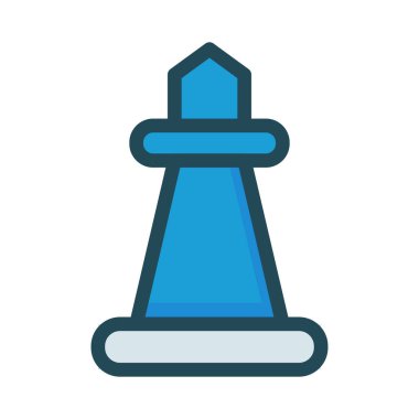 Satranç ikonu vektör illüstrasyonu 