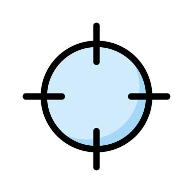 hedef simge vektör illüstrasyonu 