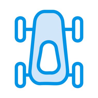 araba simgesi vektör illüstrasyonu 