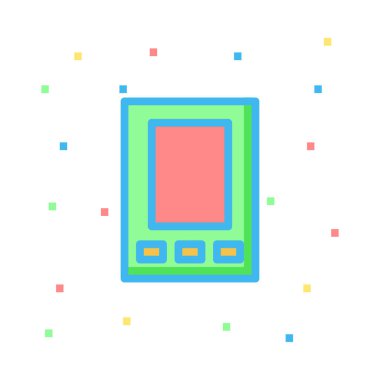 Telefon simgesi vektör illüstrasyonu 