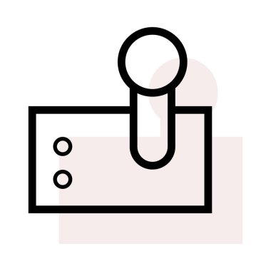 joystick simgesi vektör illüstrasyonu 