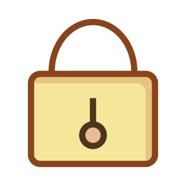 ikon vektör illüstrasyonunu kilitle 