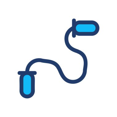 atlama ipi web simgesi, illüstrasyon vektör 