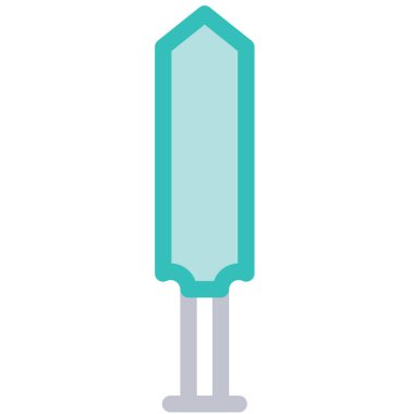 kriket sopası simge vektör çizim 